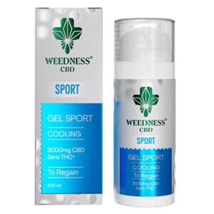 Weedness CBD Gel Sport (Efecto frio) 3000mg CBD (100ml)