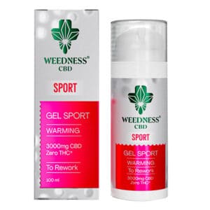 Weedness CBD Gel Sport (Efecto calor) 3000mg CBD (100ml)