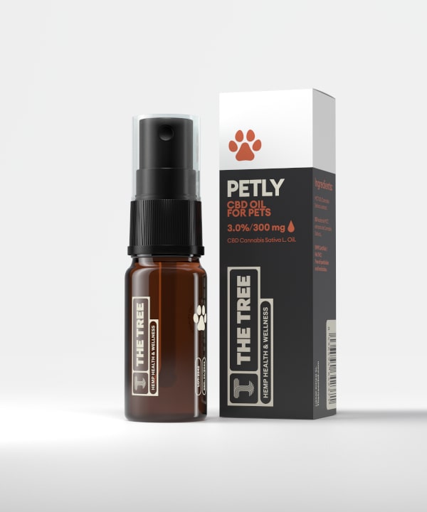 Aceite CBD para mascotas Petly 3% - The Tree CBD